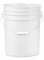 White 5-Gallon Bucket with Lid