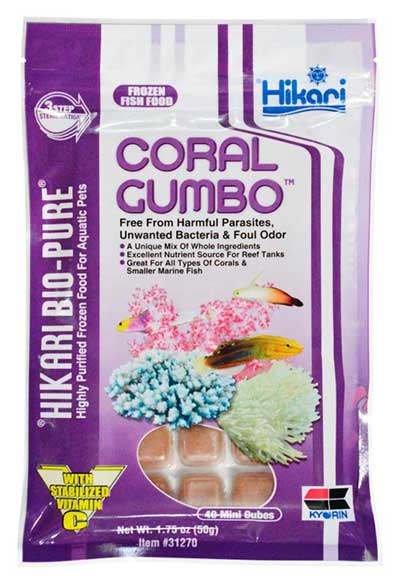 Hikari Frozen Coral Gumbo Mini Cubes 1.75oz
