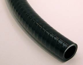 1.5" ID Black Flexible PVC Tubing