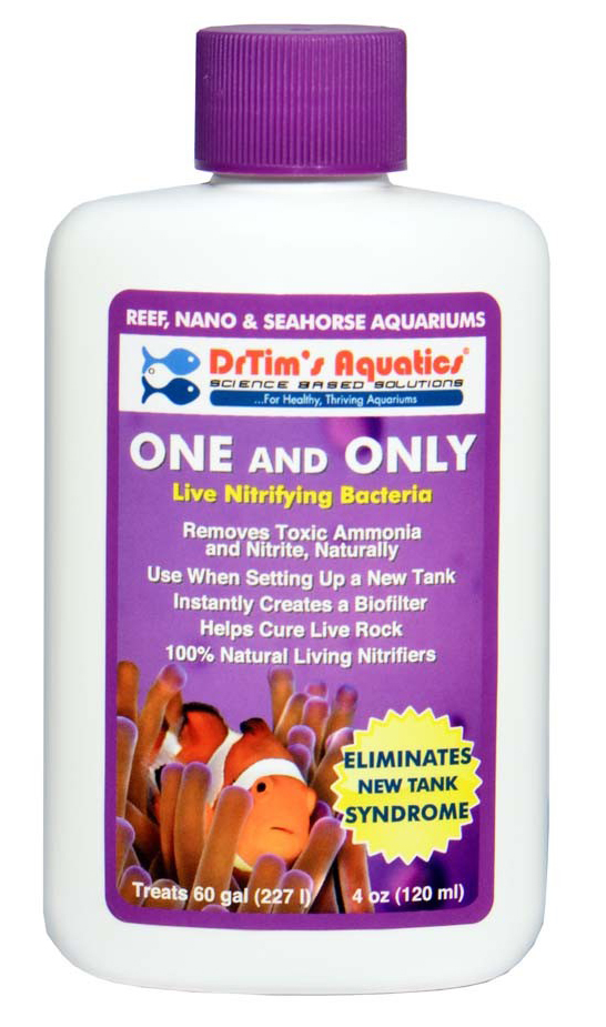 Dr. Tim's One & Only Live Nitrifying Bacteria for Cycling Reef, Nano & Seahorse Aquariums 4oz
